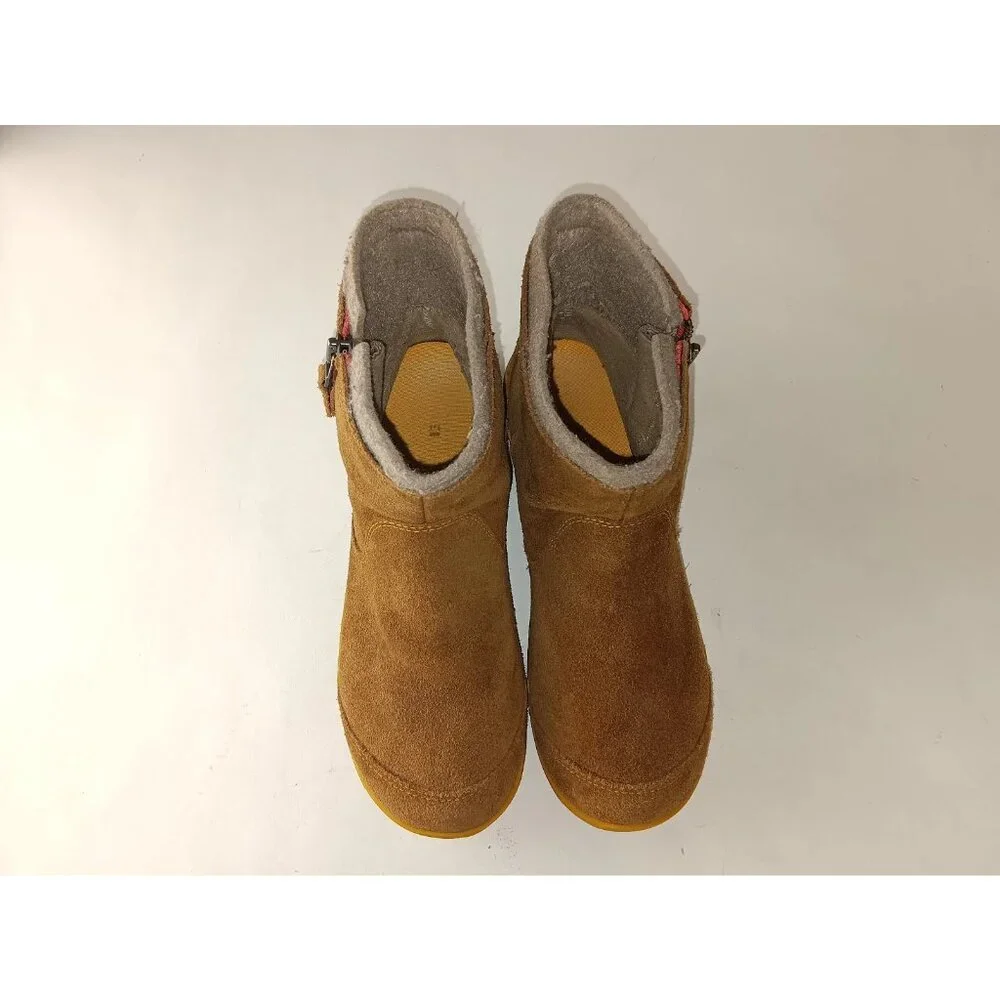 Sorel Meadow Women’s sz 8.5 Tan Brown Zip Waterproof Suede Boots NL2189 287 - Picture 3 of 14